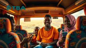 family in a bus booked by TBA