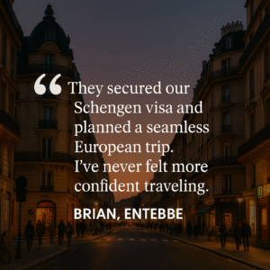They secured our Schengen visa and planned a seamless European trip.